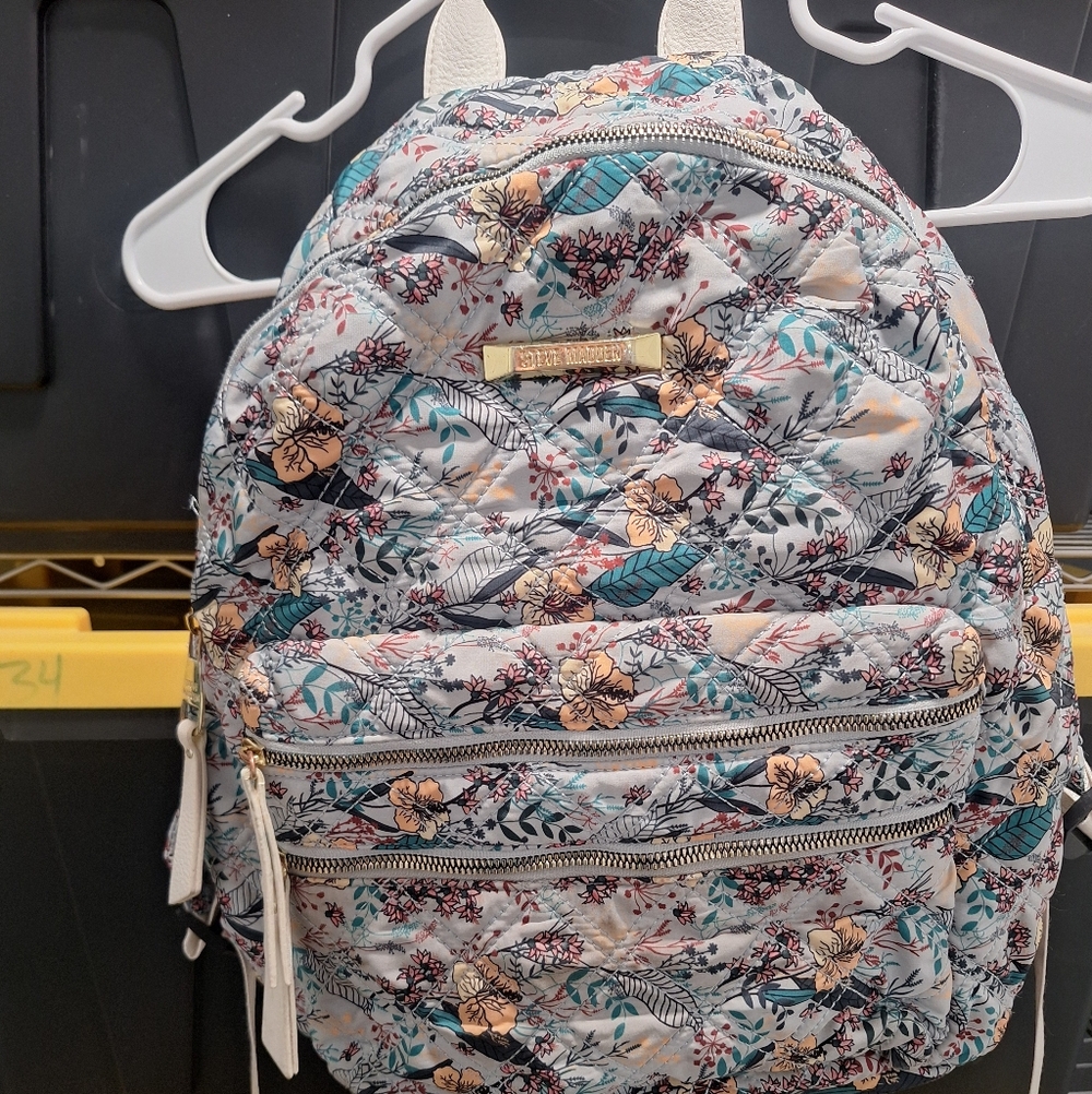 Steve Madden Multicolor Floral Backpack